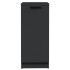 Aparador de madera contrachapada negro 30x30x70