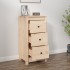 Aparador de madera maciza de pino 40x35x80