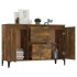 Aparador madera contrachapada color roble ahumado 104x35x70