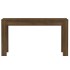 Mesa de comedor madera contrachapada roble marrón 140x74,5x76