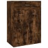Mueble zapatero madera contrachapada roble ahumado 60x35x84