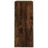 Mueble zapatero madera contrachapada roble ahumado 60x35x84