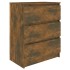 Aparador madera contrachapada color roble ahumado 60x35x76