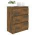 Aparador madera contrachapada color roble ahumado 60x35x76