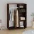 Armario madera contrachapada color roble ahumado 80x40x110