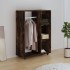 Armario madera contrachapada color roble ahumado 80x40x110