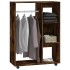 Armario madera contrachapada color roble ahumado 80x40x110