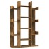 Estantería de madera contrachapada roble ahumado 86x25,5x140