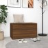 Banco pasillo madera contrachapada roble marrón 80x40x45