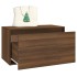 Banco pasillo madera contrachapada roble marrón 80x40x45
