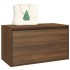 Banco pasillo madera contrachapada roble marrón 80x40x45