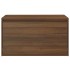 Banco pasillo madera contrachapada roble marrón 80x40x45