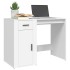 Escritorio de madera contrachapada blanco 100x49x75