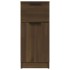 Aparador madera contrachapada color roble marrón 30x30x70