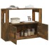 Aparador madera contrachapada color roble ahumado 80x30x60