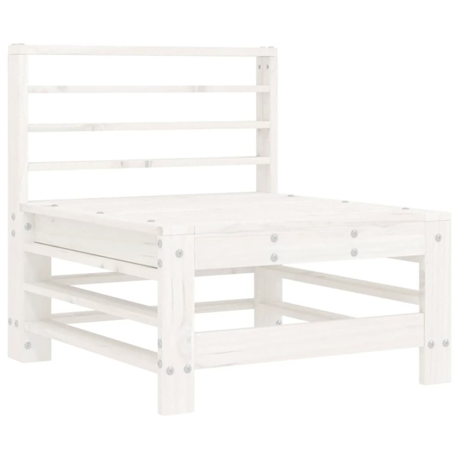 Sofá central con cojines madera maciza de pino