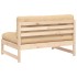 Sofá central madera maciza de pino 120x80