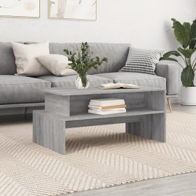 Mesa de centro madera de ingeniería gris Sonoma 90x55x42,5