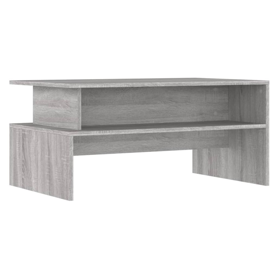Mesa de centro madera de ingeniería gris Sonoma 90x55x42,5