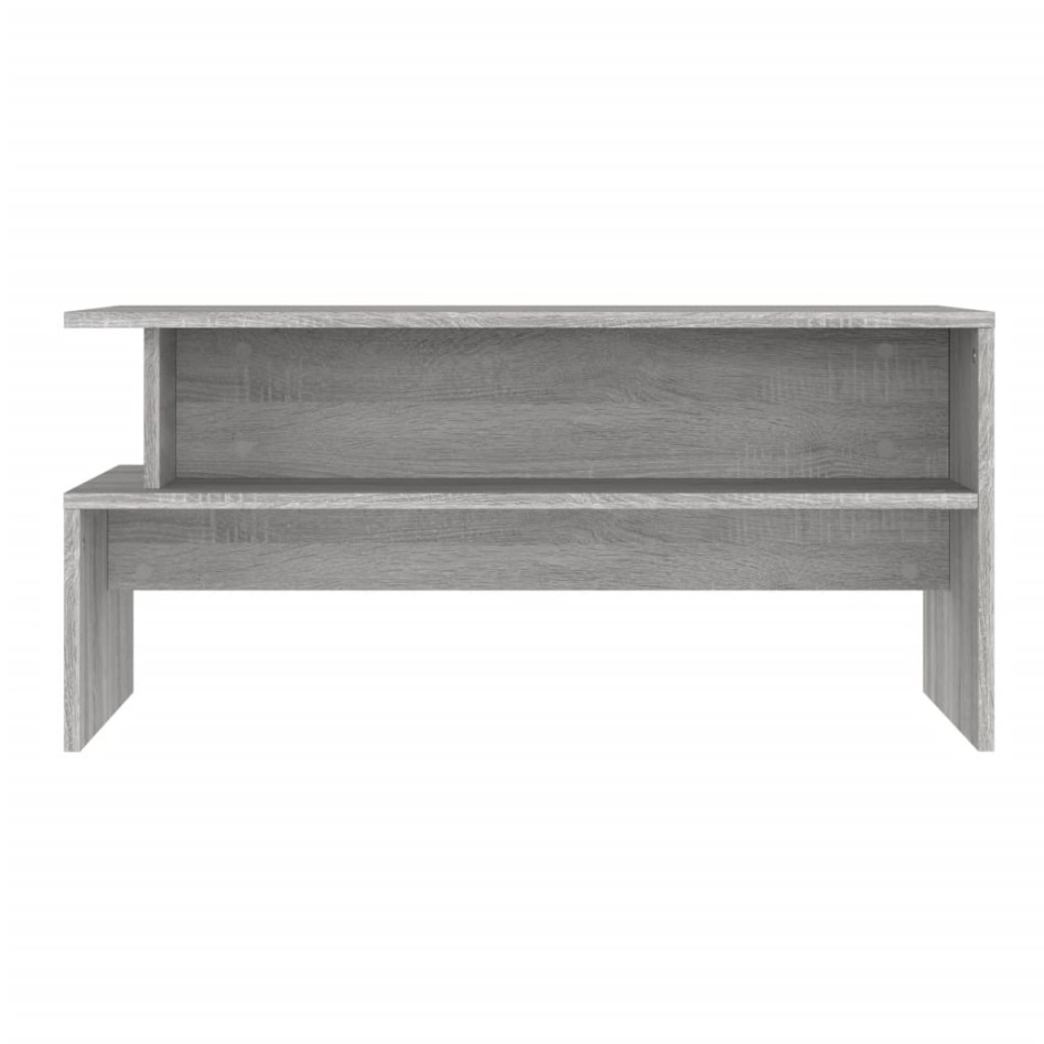 Mesa de centro madera de ingeniería gris Sonoma 90x55x42,5