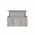Mesa de centro madera de ingeniería gris Sonoma 90x55x42,5