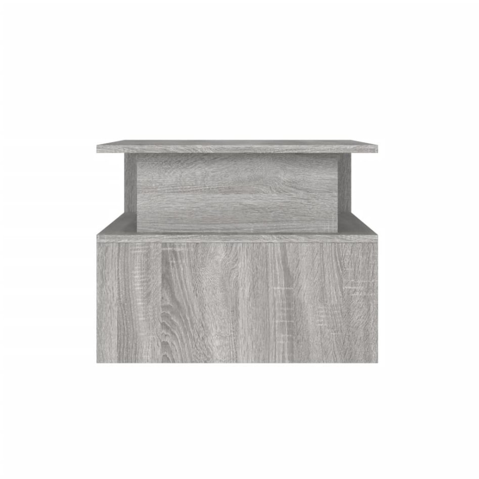Mesa de centro madera de ingeniería gris Sonoma 90x55x42,5