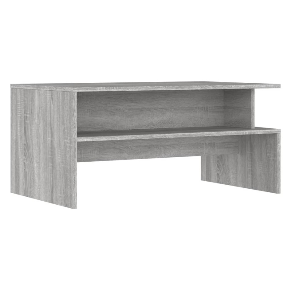 Mesa de centro madera de ingeniería gris Sonoma 90x55x42,5