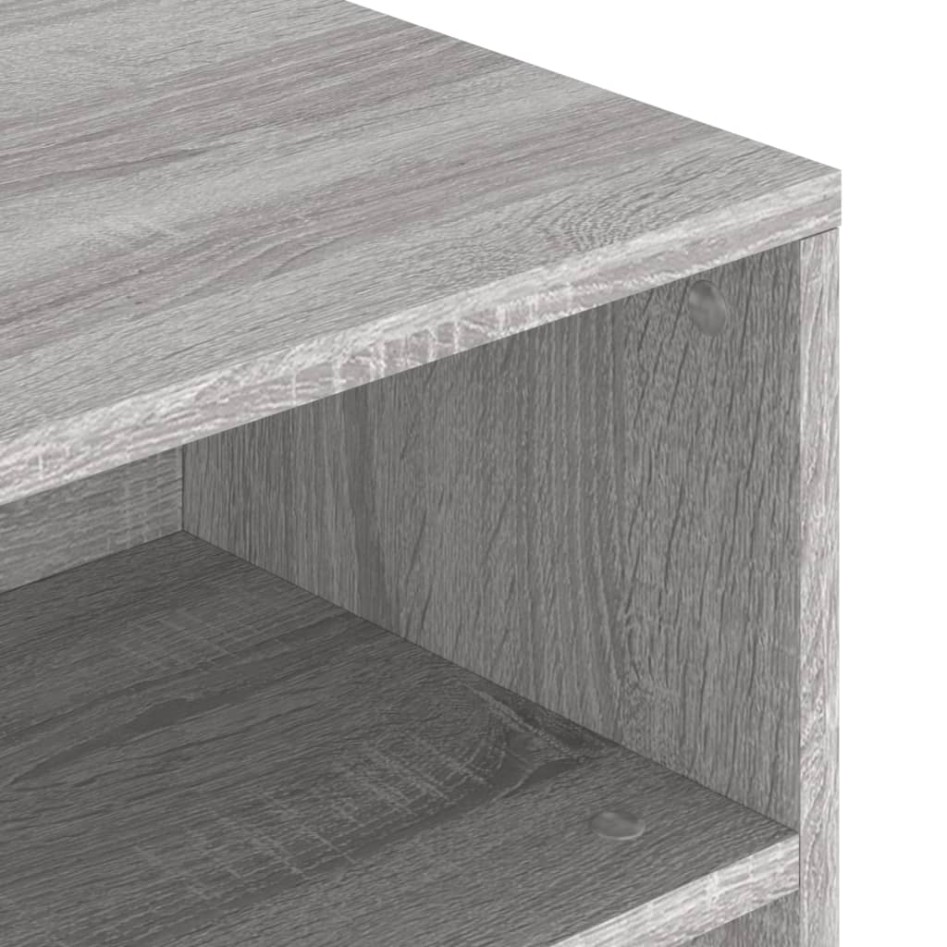 Mesa de centro madera de ingeniería gris Sonoma 90x55x42,5