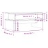 Mesa de centro madera de ingeniería gris Sonoma 90x55x42,5