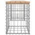 Banco de jardín diseño gaviones madera maciza pino 103x31x42