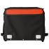 Remolque para bicicleta hierro negro y naranja 30