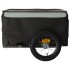 Remolque para bicicleta hierro negro y gris 30