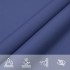Toldo de vela cuadrado tela Oxford azul 4,5x4,5