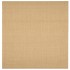 Alfombra de sisal natural 100x100