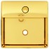 Lavabo con orificio para grifo 38x30x11,5 cm cerámica