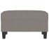 Reposapiés de tela gris taupe 70x55x41