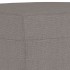 Reposapiés de tela gris taupe 70x55x41