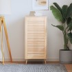 Puerta de armario de lamas madera de pino maciza 99,3x49,4 cm
