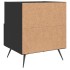 Mesitas de noche 2 uds madera ingeniería negro 40x35x47,5