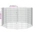 Recinto animales corral 10 paneles hierro galvanizado 54x100