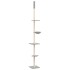 Árbol rascador gatos suelo a techo gris claro 263,5-289,5