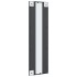 Espejo de pared rectangular de hierro negro 30x100