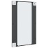 Espejo de pared rectangular de hierro negro 50x80