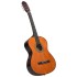 Guitarra clásica para principiantes madera tilo negro 4/4