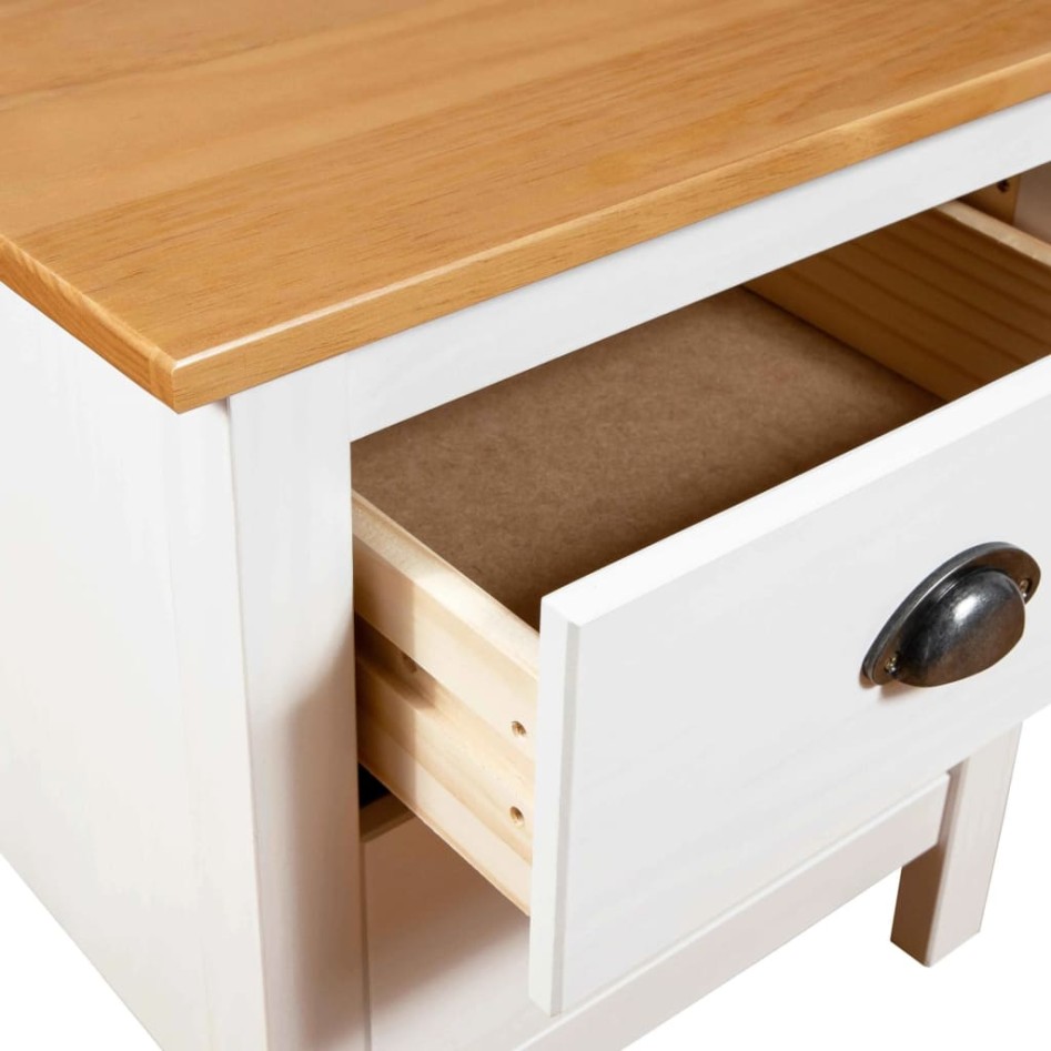 Mesitas de noche 2 uds Hill madera maciza de pino 46x35x49,5