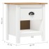 Mesitas de noche 2 uds Hill madera maciza de pino 46x35x49,5