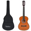 Guitarra clásica para principiantes con funda 3/4 36
