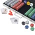 Juego de Póker con 500 fichas maletín de
