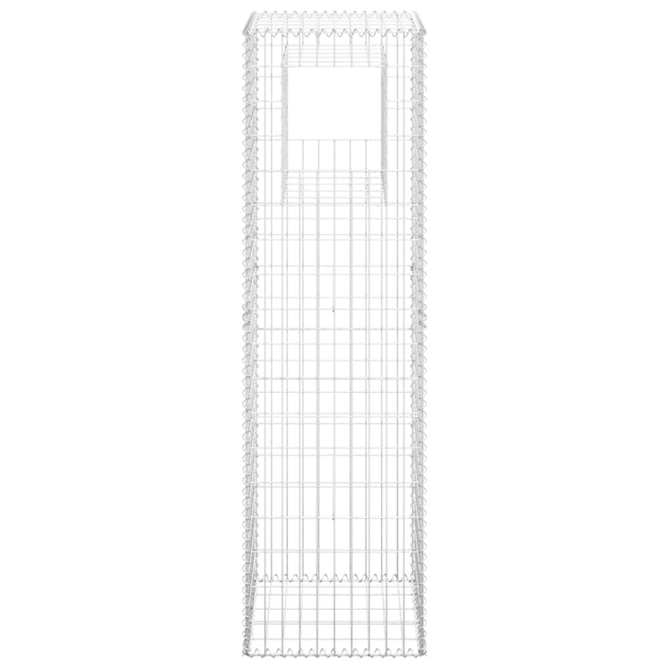 Cesta poste de gaviones de hierro 50x50x180