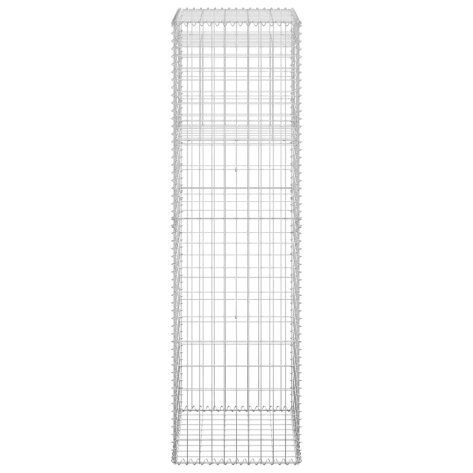 Cesta poste de gaviones de hierro 50x50x180